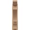Ekena Millwork 5 1/2-in W x 18-in D x 26-in H Balboa Slat Rough Cedar Woodgrain TimberThane Outlooker, Primed Tan OUTUR055X18X26BOA24RCPR - alternate 6